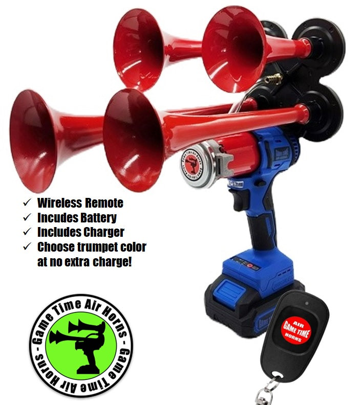 Quad Air Horn - BLUE