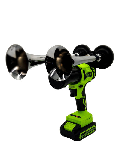 Dual Air Horn - GREEN