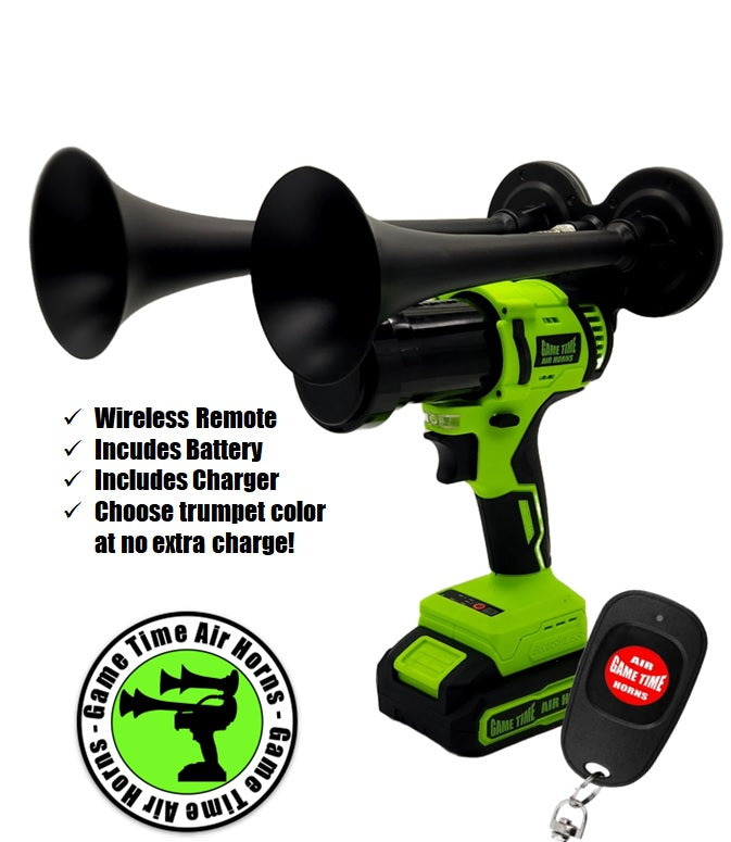 Dual Air Horn - GREEN