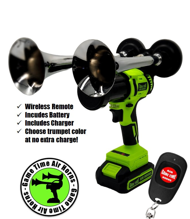 Dual Air Horn - GREEN