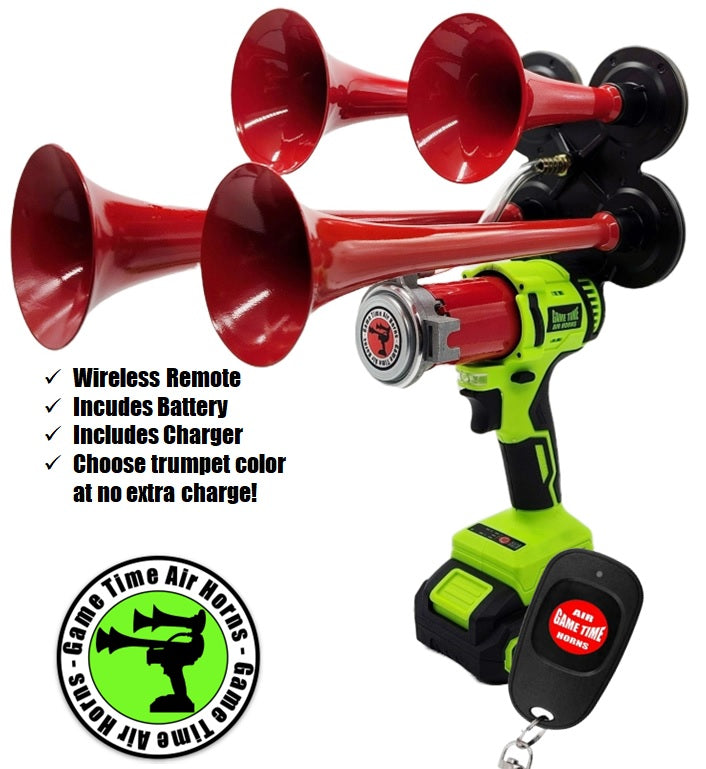 Quad Air Horn - GREEN