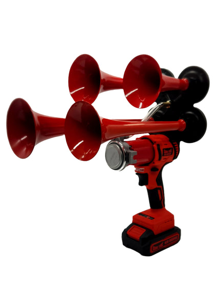 Quad Air Horn - RED