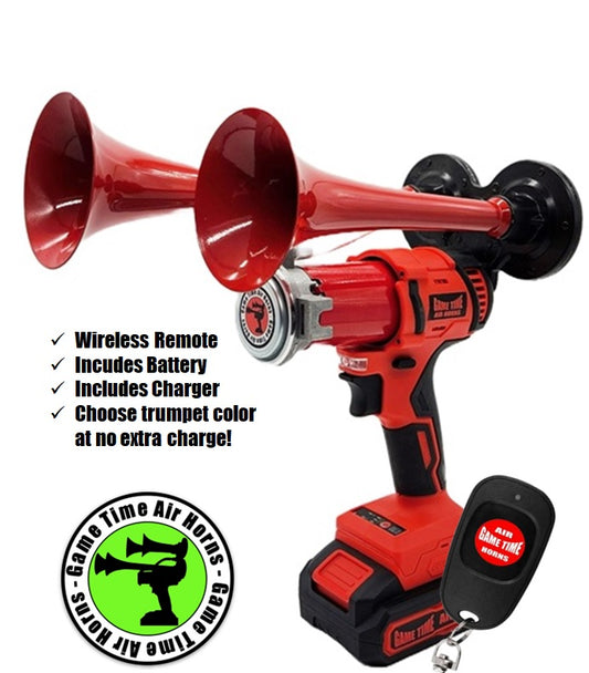 Dual Air Horn - RED